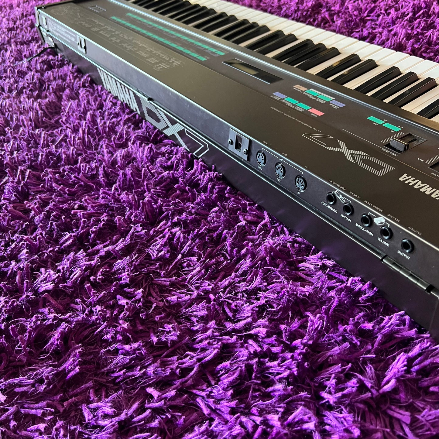 Dx7 Keyboard Yamaha DX7 Keyboard Synthesizer (w/ Road Case) (Made in Japan) – Deep ...