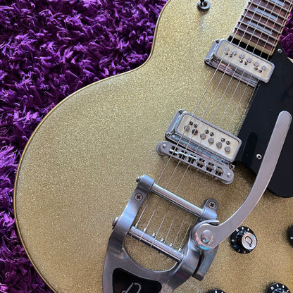 Guild DeArmond M-75T Electric Guitar Champagne Sparkle (w/ HSC)