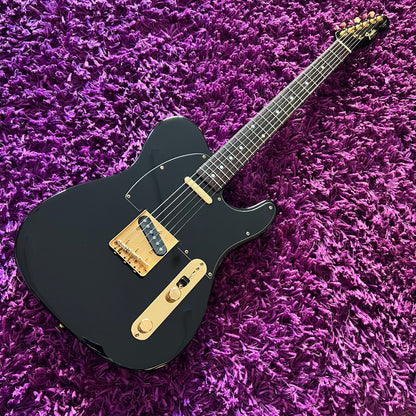 1989 Fender TLG80-60 Telecaster 'H' Serial Black and Gold (MIJ Fujigen)