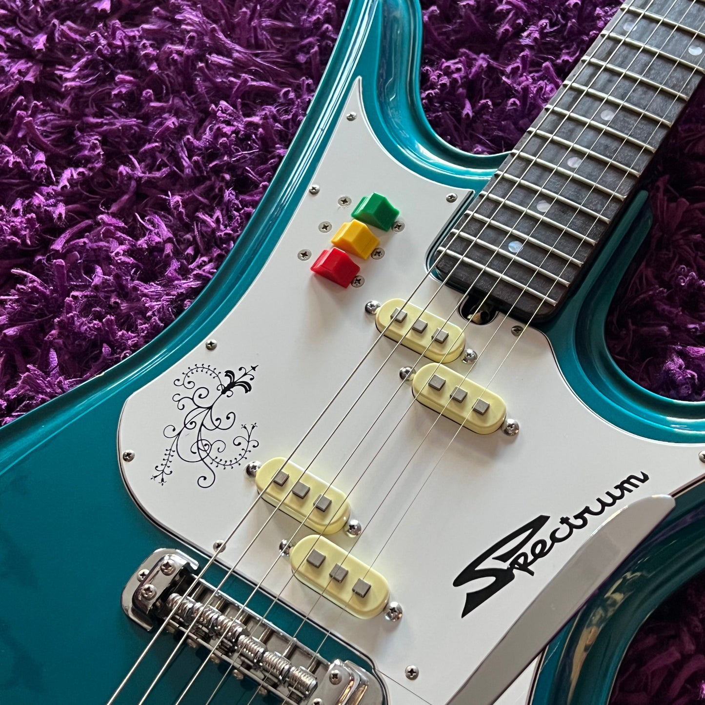 2001 Teisco SP-62 MB Spectrum Bizarre Electric Guitar (MIJ)