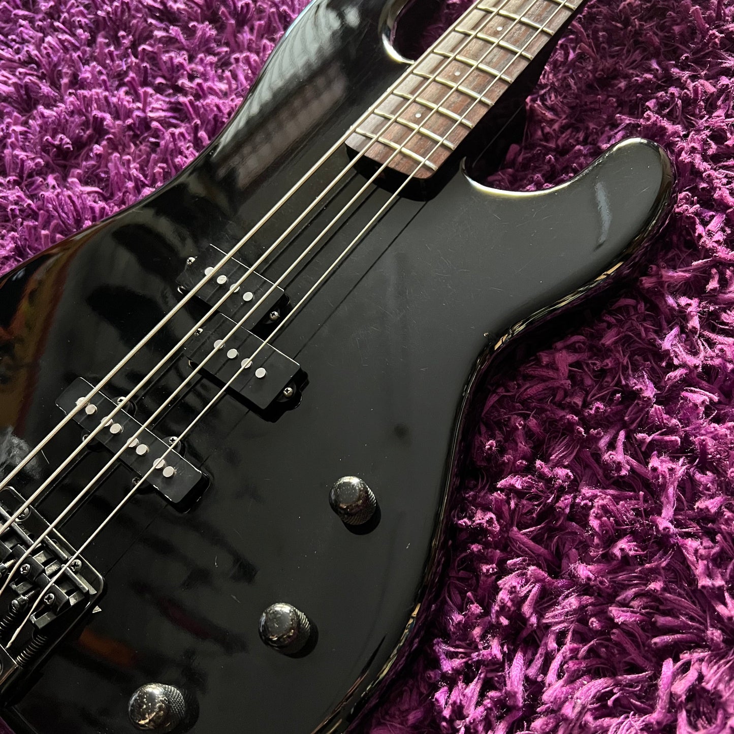 1980s Tokai Hard Puncher PJ-55 Precision Bass 1980s Blackout Black