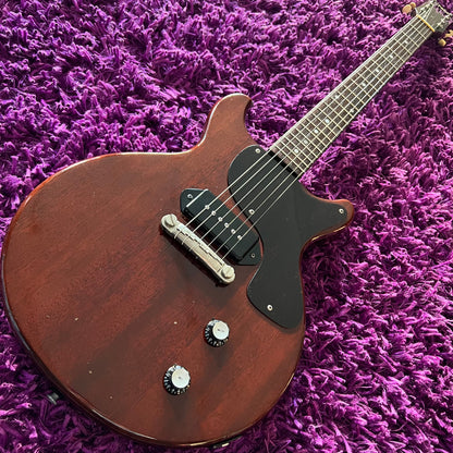 1975 Greco TV-500 LP Junior Style Double Cut Wine Red (w/ OHSC)