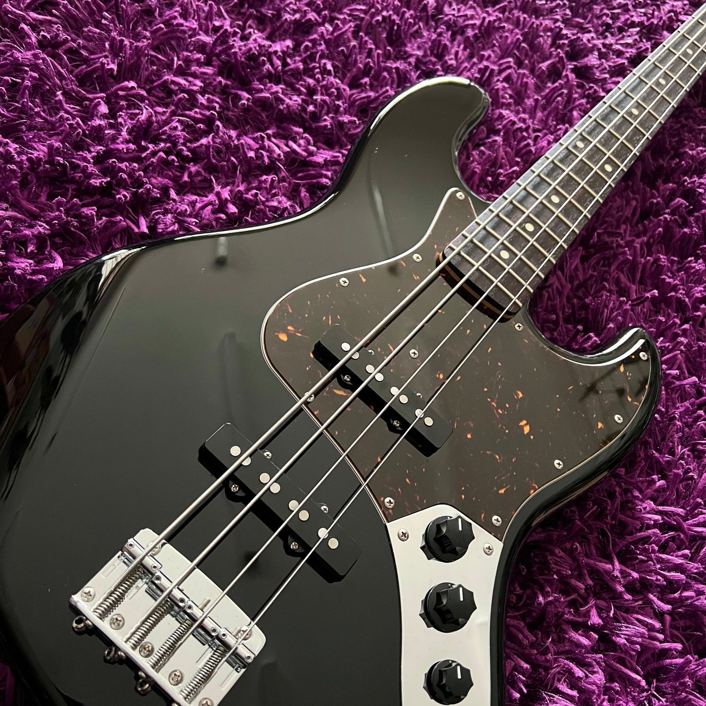 2017 FGN (Fujigen Japan) Jazz Bass NJB10RAL (Black)