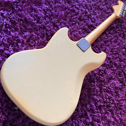 1977 Fender Mustang Olympic White (Fullerton CBS Era) (w/ OHSC)