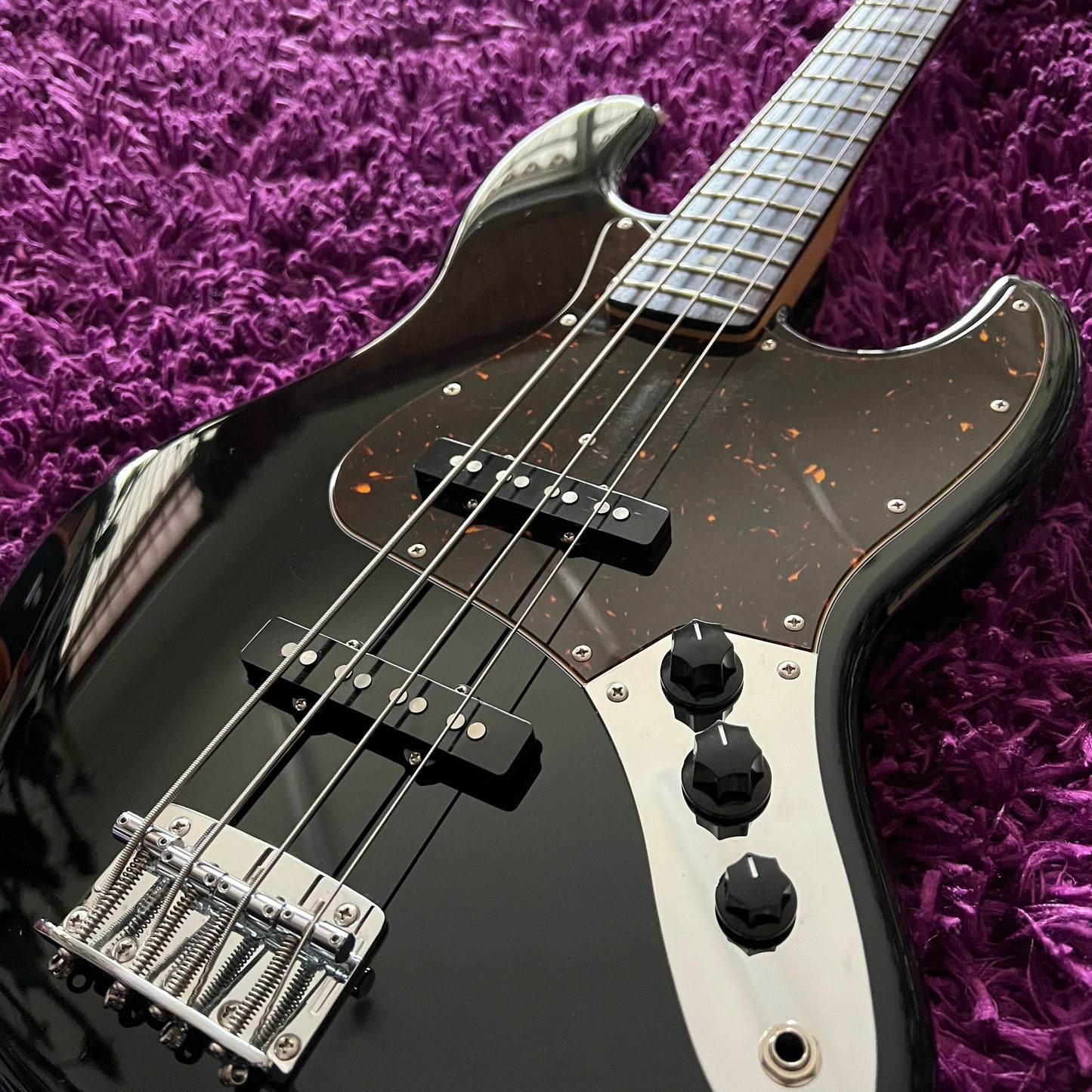 2017 FGN (Fujigen Japan) Jazz Bass NJB10RAL (Black)