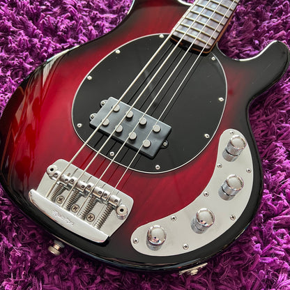 2015 Ernie Ball Music Man StingRay Bass Black Cherry Burst (w/ OHSC)