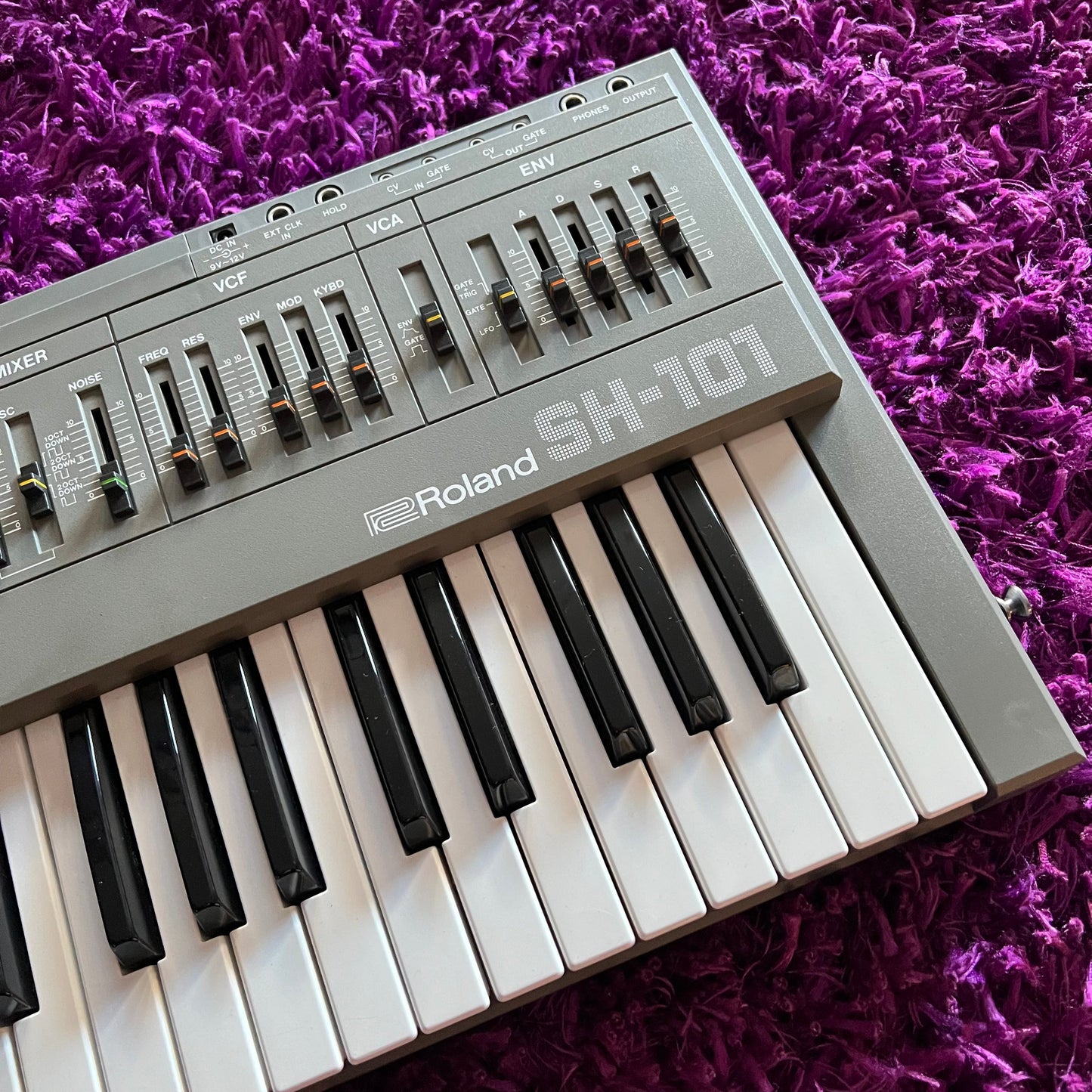 Roland SH-101 Analog Monophonic Synthesizer (w/ Mod Grip, Original Soft Case & Strap)