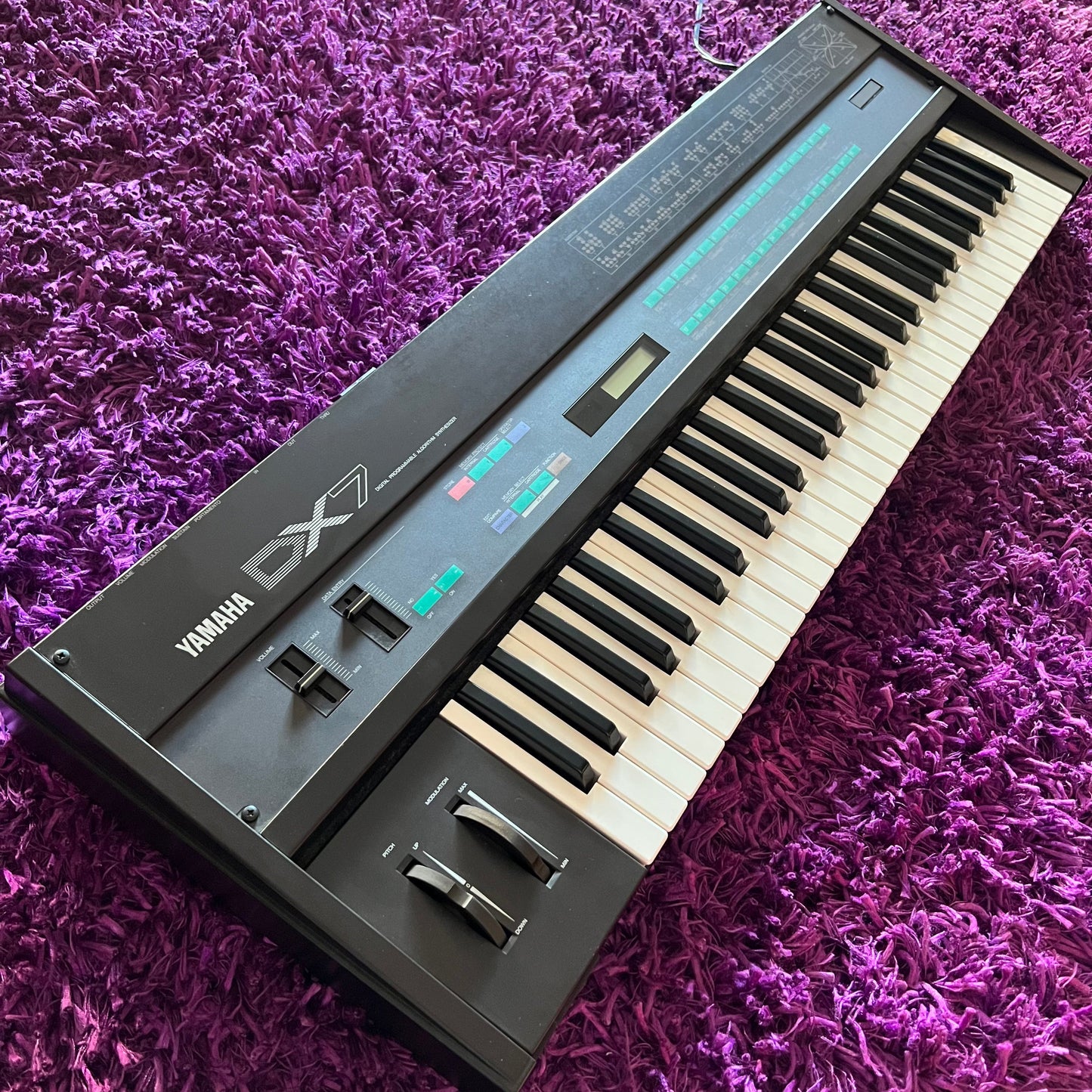 Dx7 Keyboard Yamaha DX7 Keyboard Synthesizer (w/ Road Case) (Made in Japan) – Deep ...
