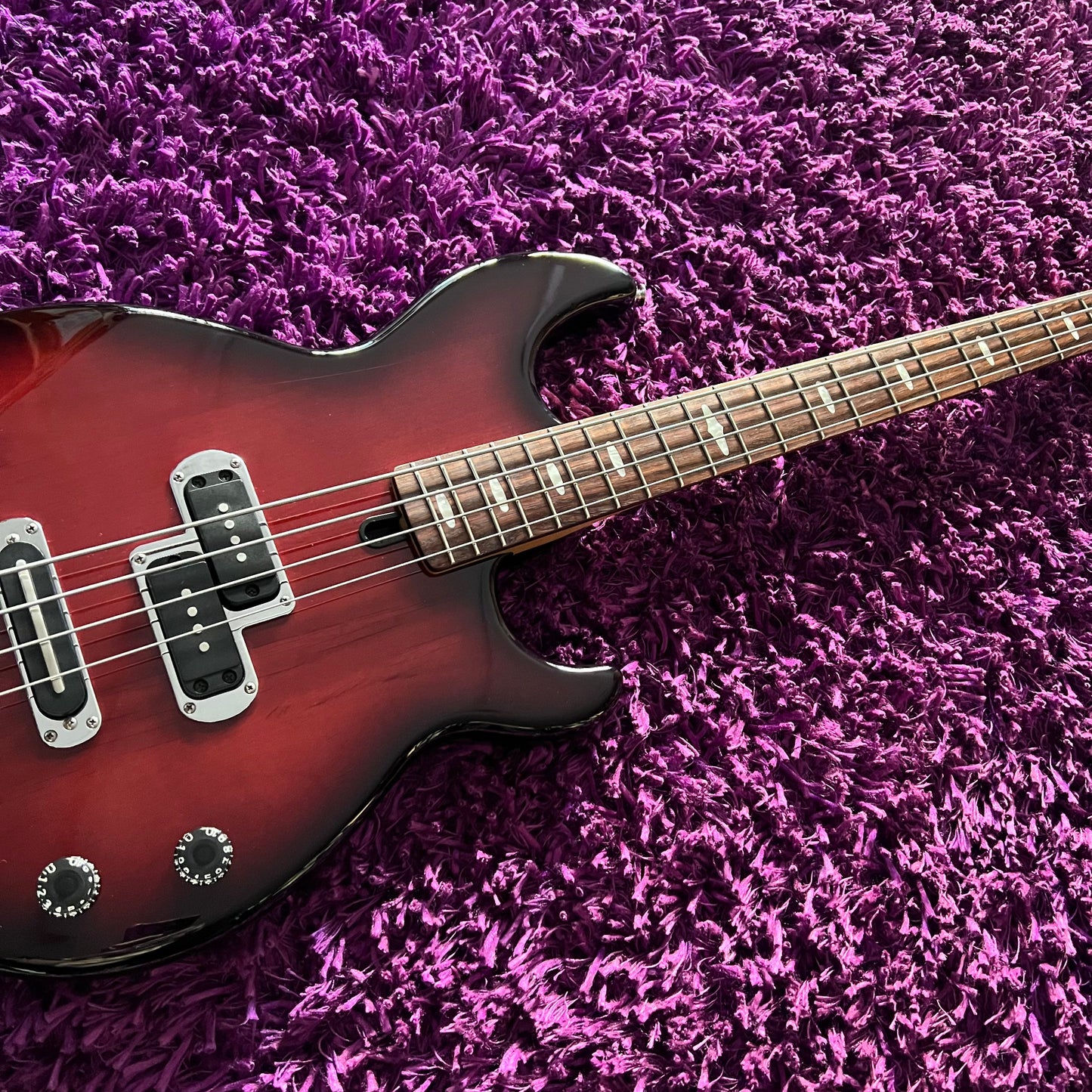 2000s Yamaha Broadbass BB414 Wine Red Burst