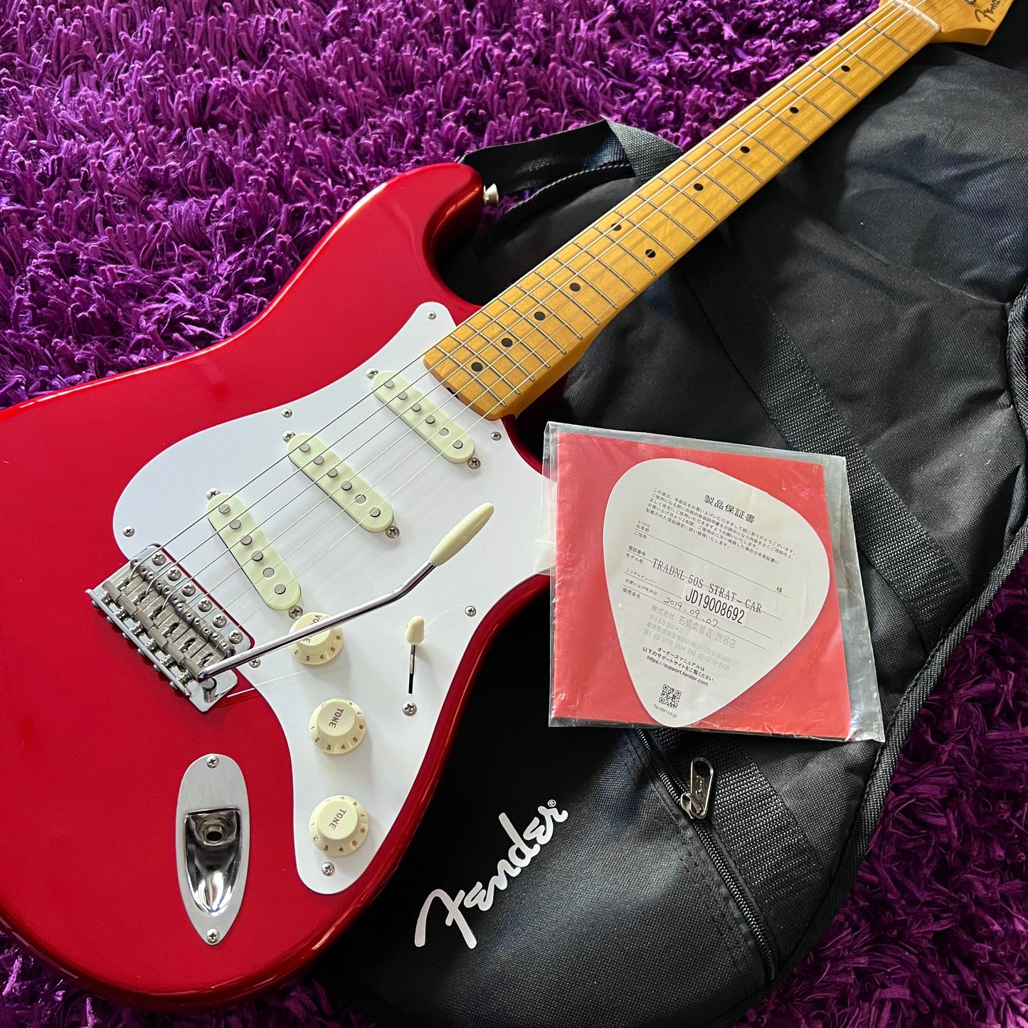 2019 Fender Japan Traditional 50s Stratocaster Candy Apple Red T50ST (MIJ)