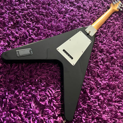 Early 90s Greco MINI-FV Flying V w/ Onboard Speaker & Gig Bag Early 90s Greco MINI-FV Flying V w/ Onboard Speaker & Gig Bag