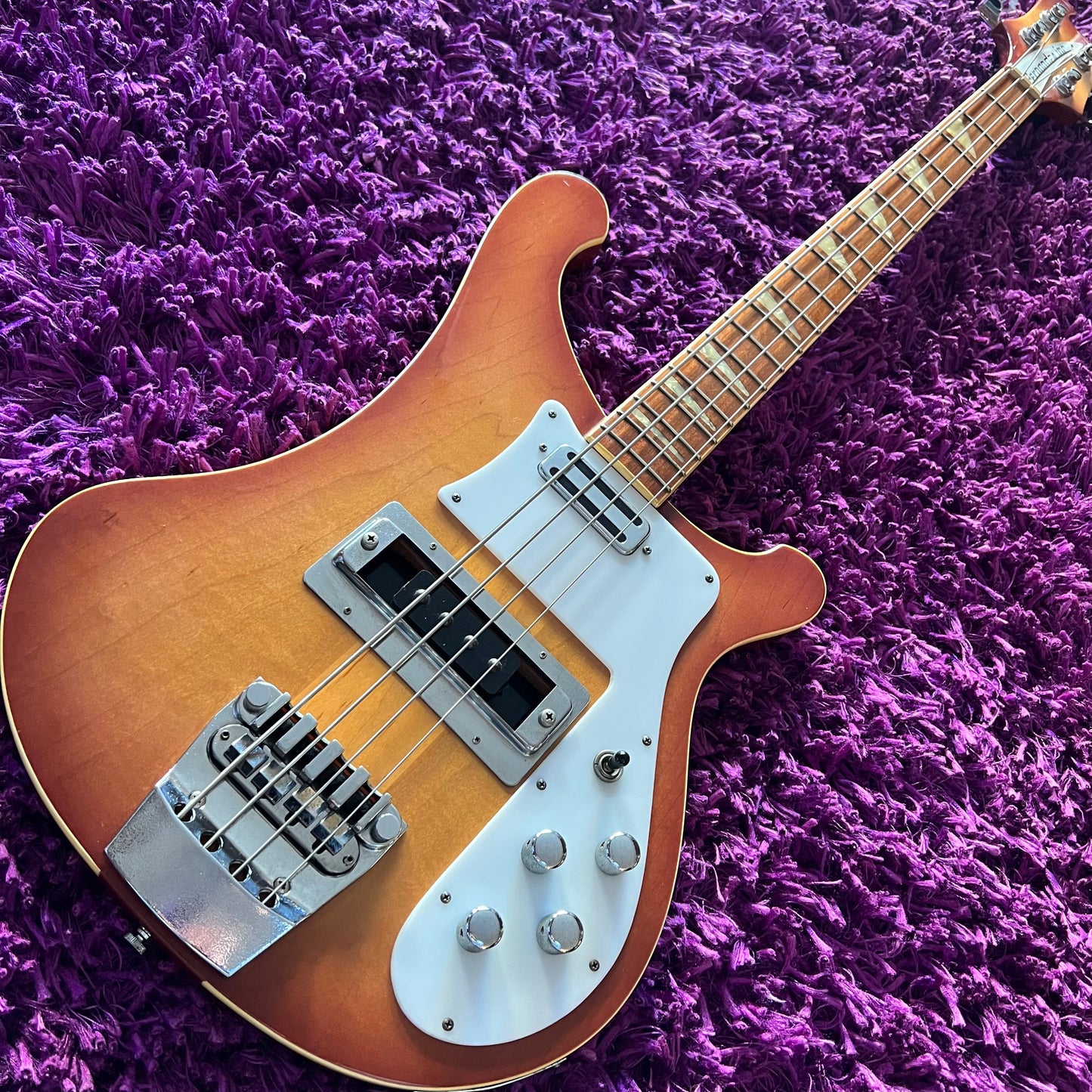 Early 80s Fernandes RB-80 Rickenbacker 4003 Bass Guitar (Tobacco Burst) (MIJ)