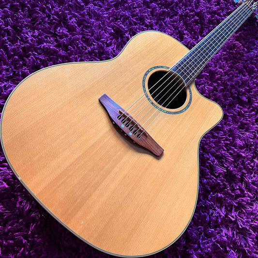 Ovation Celebrity Standard Plus Mid Depth Acoustic Electric Guitar Natural