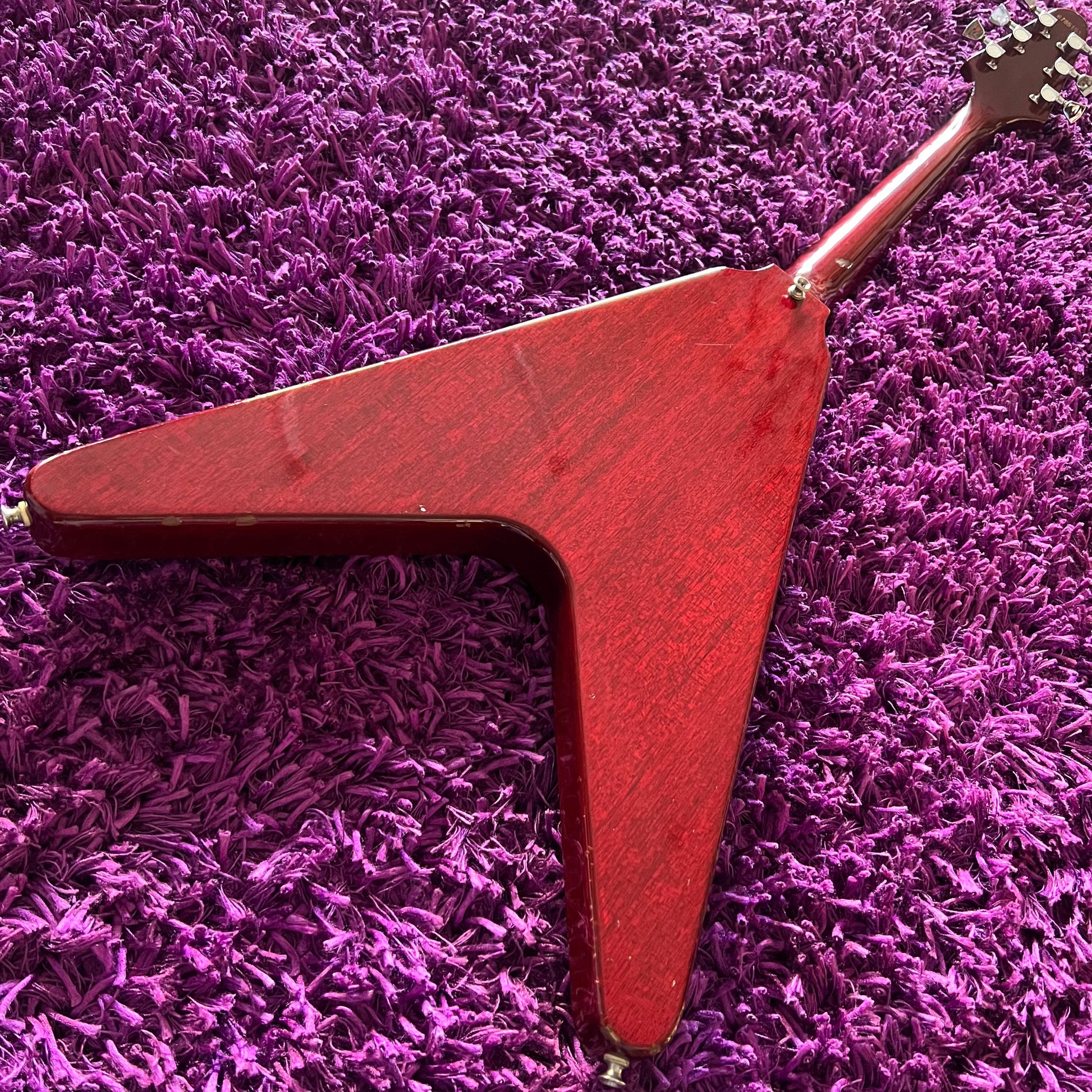 Greco FV-600 1978年製 Flying V custom 1978 Greco Japan FV-600 Flying V (Cherry Red) (w/ OHSC