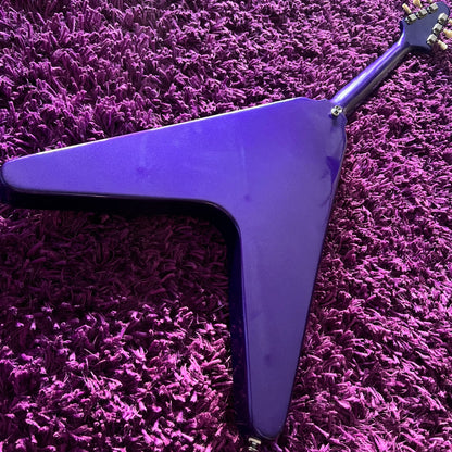 Late 1970s Greco Japan FV-600 Flying V (Refinished Purple Sparkle)