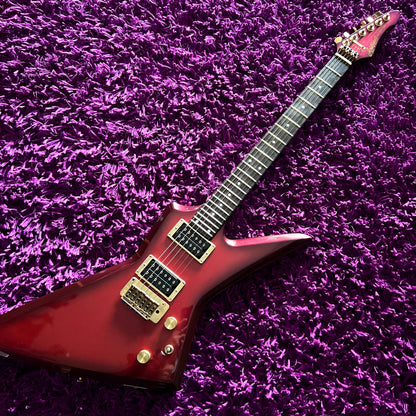 1982 Aria Pro II ZZ Custom Explorer Wine Red Burst (MIJ Matsumoku)