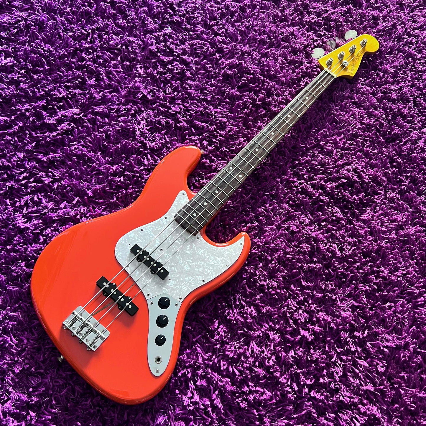 1999-2002 Fender JB-62 Jazz Bass '62 Reissue (Fiesta Red) (CIJ)