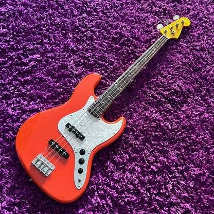 1999-2002 Fender JB-62 Jazz Bass '62 Reissue (Fiesta Red) (CIJ)