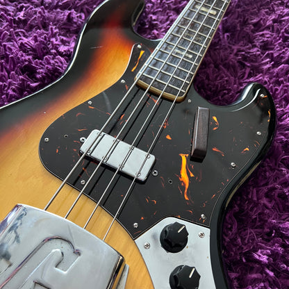 Early 1970s Greco Jazz Bass JB-380 3 Tone Sunburst (MIJ)