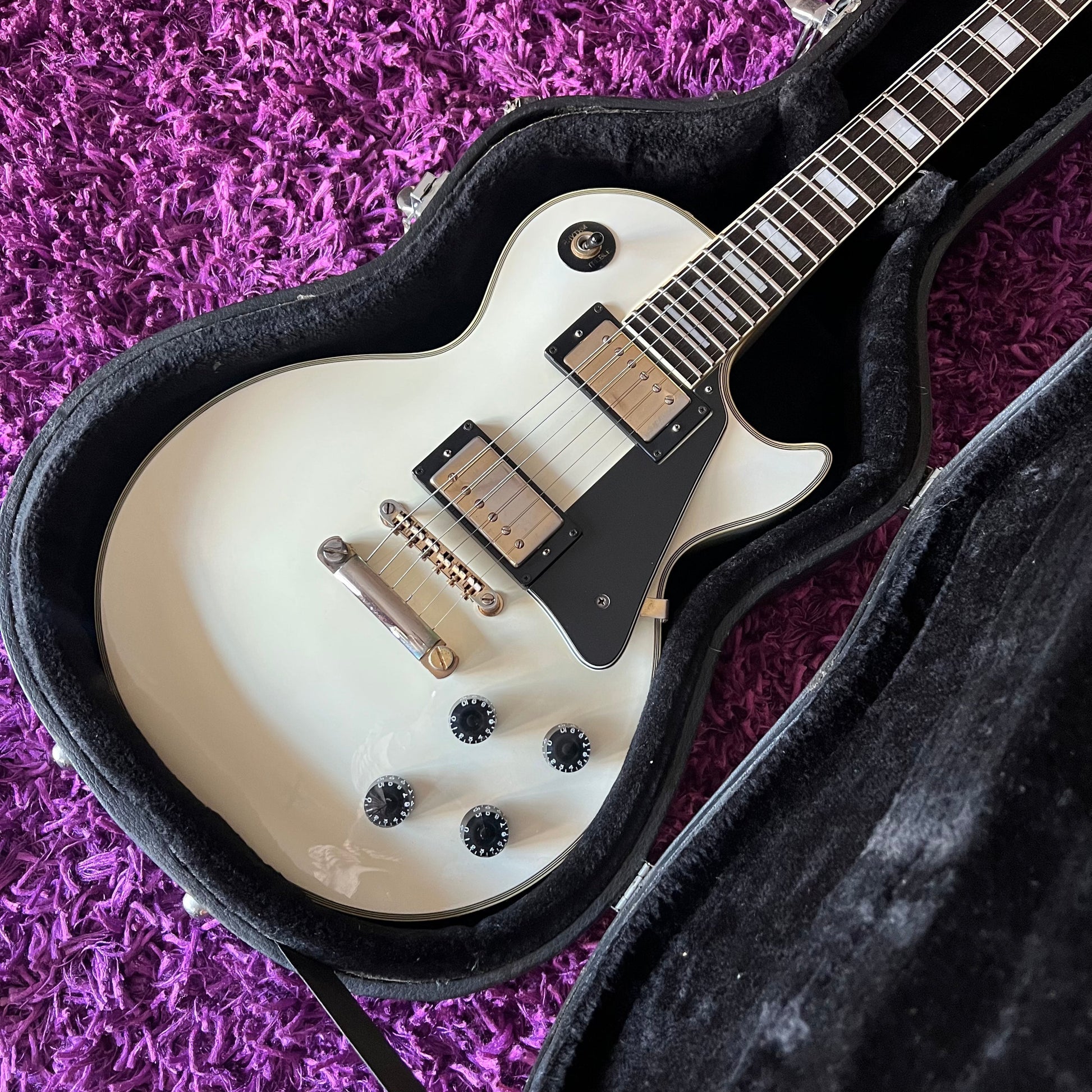 ギター Epiphone Les Paul Custom 1999 1999 Epiphone (by Gibson) Les Paul Custom White (Korean