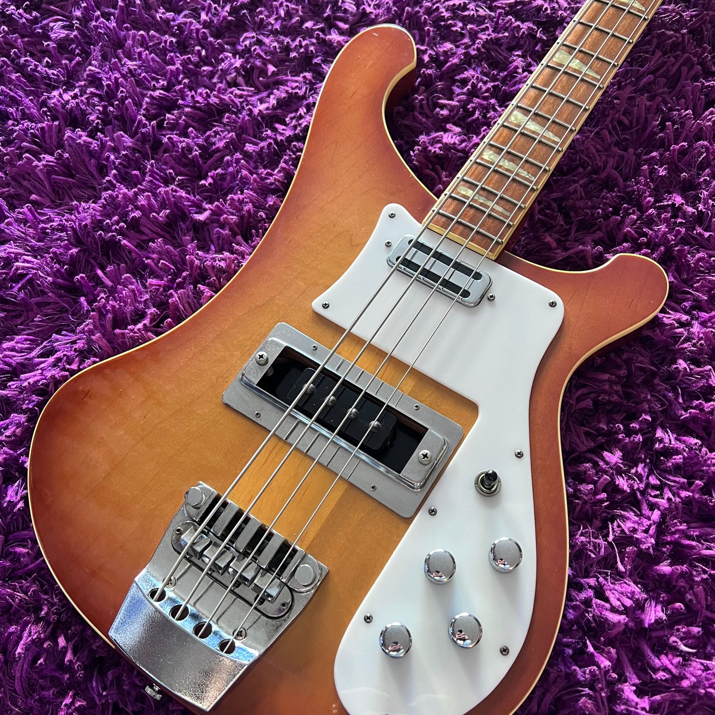 Early 80s Fernandes RB-80 Rickenbacker 4003 Bass Guitar (Tobacco Burst) (MIJ)