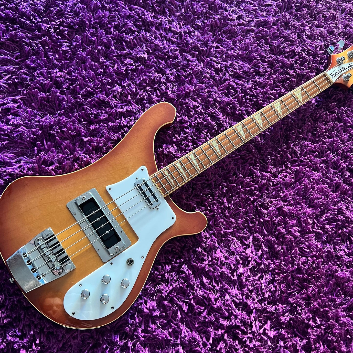 Early 80s Fernandes RB-80 Rickenbacker 4003 Bass Guitar (Tobacco Burst) (MIJ)