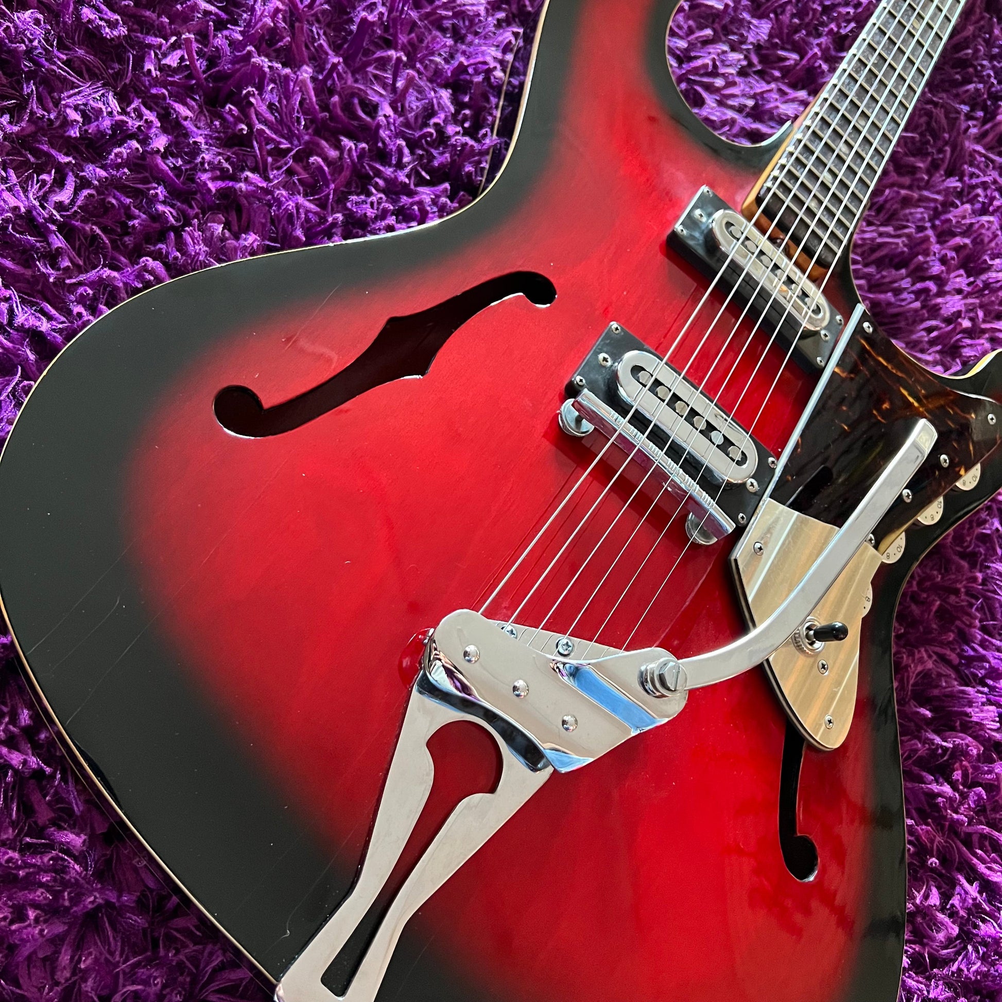 Early 1960s Inter-Mark Cipher Sentinel Hollow Body Guitar