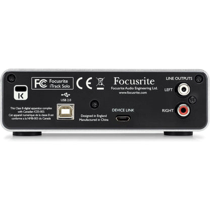 Focusrite iTrack Solo Audio Interface for iPad/Mac/PC