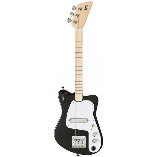 Loog Mini Kids 3-String Electric Guitar Black