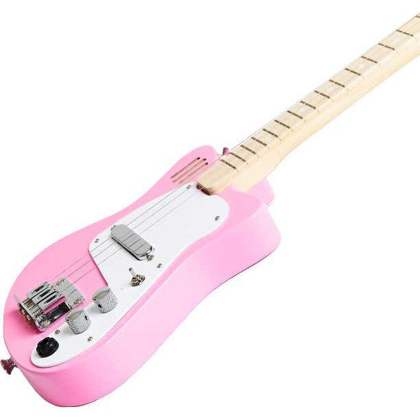 Loog Mini Kids 3-String Electric Guitar Pink