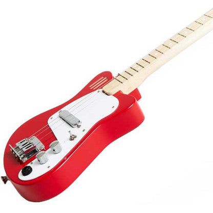 Loog Mini Kids 3-String Electric Guitar Red