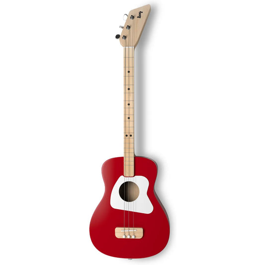 Loog Pro Kids 3-String Acoustic Guitar Red