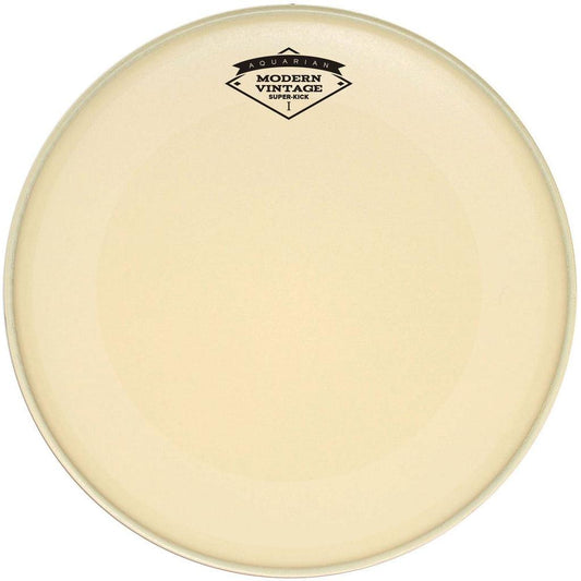 Aquarian Modern Vintage Super Kick I – Batter Drumhead – Vintage Coated – 26″ (MOTC-SK26)