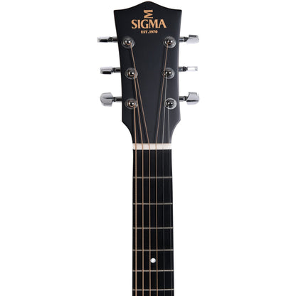 Sigma JM-SGE Acoustic Guitar Solid Sitka Spruce Top - Mahogany Back and Sides - Sunburst - Satin