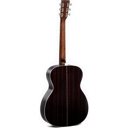 Sigma OMT-28H OM Acoustic Guitar Solid Spruce Top - Tilia Back and Sides - Herringbone - Gloss