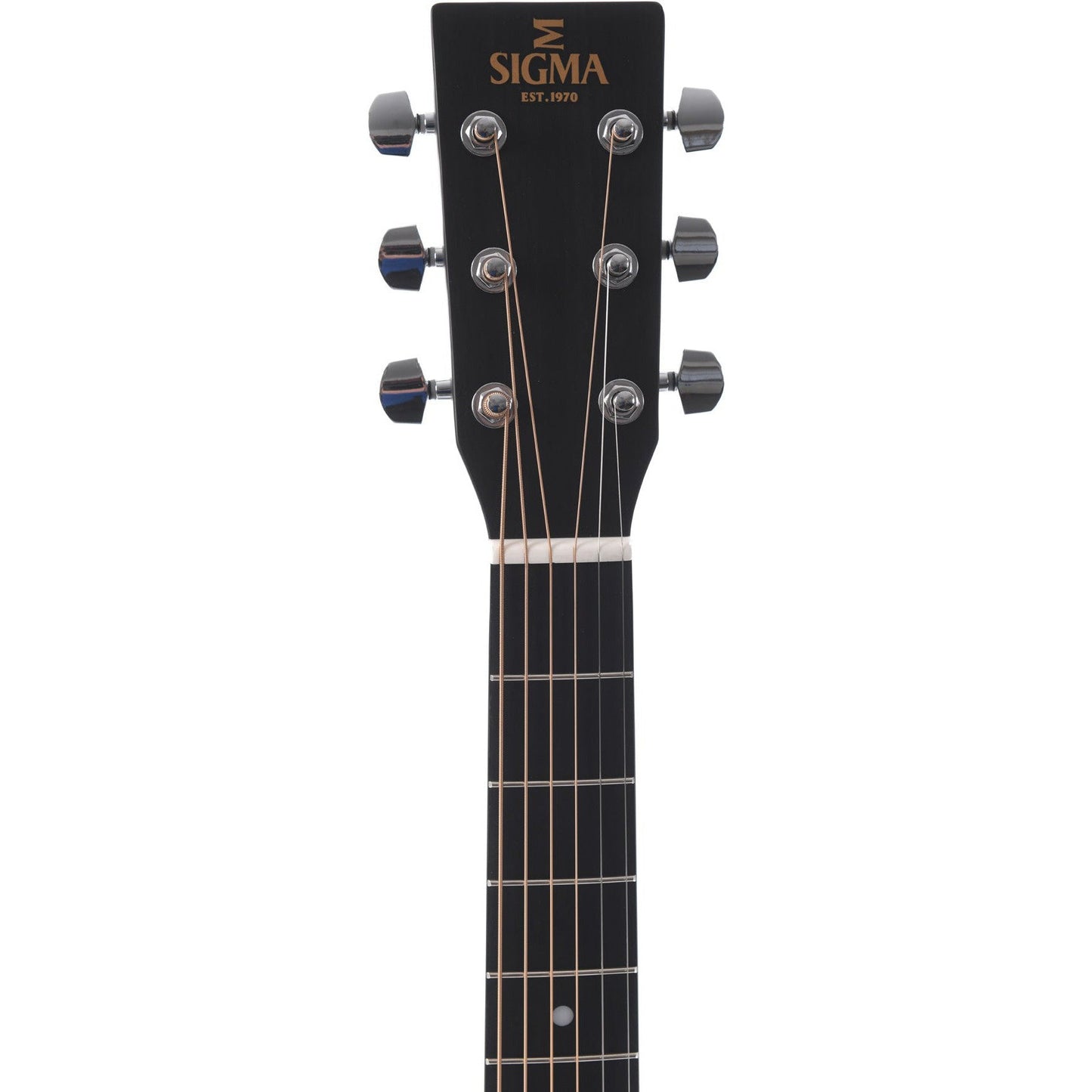 Sigma DMCE-BKB Dreadnought Acoustic Guitar Cutaway Solid Spruce Top Blackburst - Mahogany Back and Sides - Satin