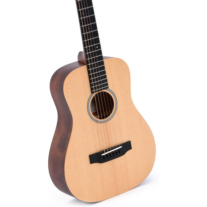 Sigma TM-12 Travel Acoustic Guitar Solid Sitka Spruce Top - Mahogany Back and Sides - Satin