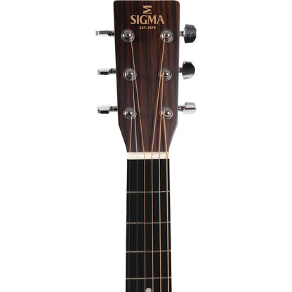 Sigma OMM-STL OM Acoustic Guitar Solid Spruce Top - Mahogany Back and Sides - Satin (Left Handed)