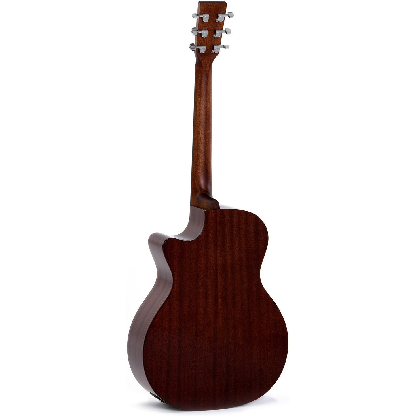 Sigma GMC-1E Grand OM Acoustic Guitar Solid Spruce Top Cutaway - Mahogany Back and Sides - Gloss