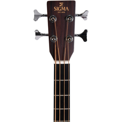 Sigma BME Acoustic Bass Guitar Solid Sitka Spruce Top - Mahogany Back and Sides - Satin