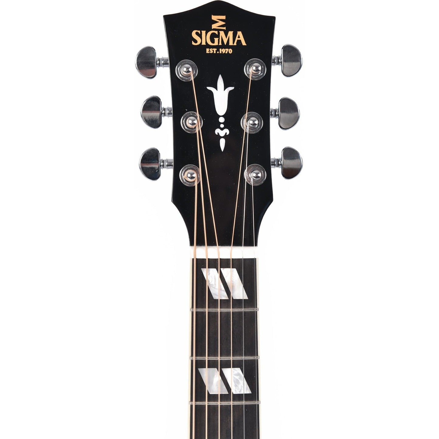 Sigma SDM-SG5 Dreadnought Acoustic Guitar All Solid Sitka Spruce Top and Mahogany Back and Sides - Autumn Burst - Gloss