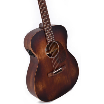 Sigma 000M-15E-AGED Acoustic Guitar Solid Mahogany Top - Aged - Satin