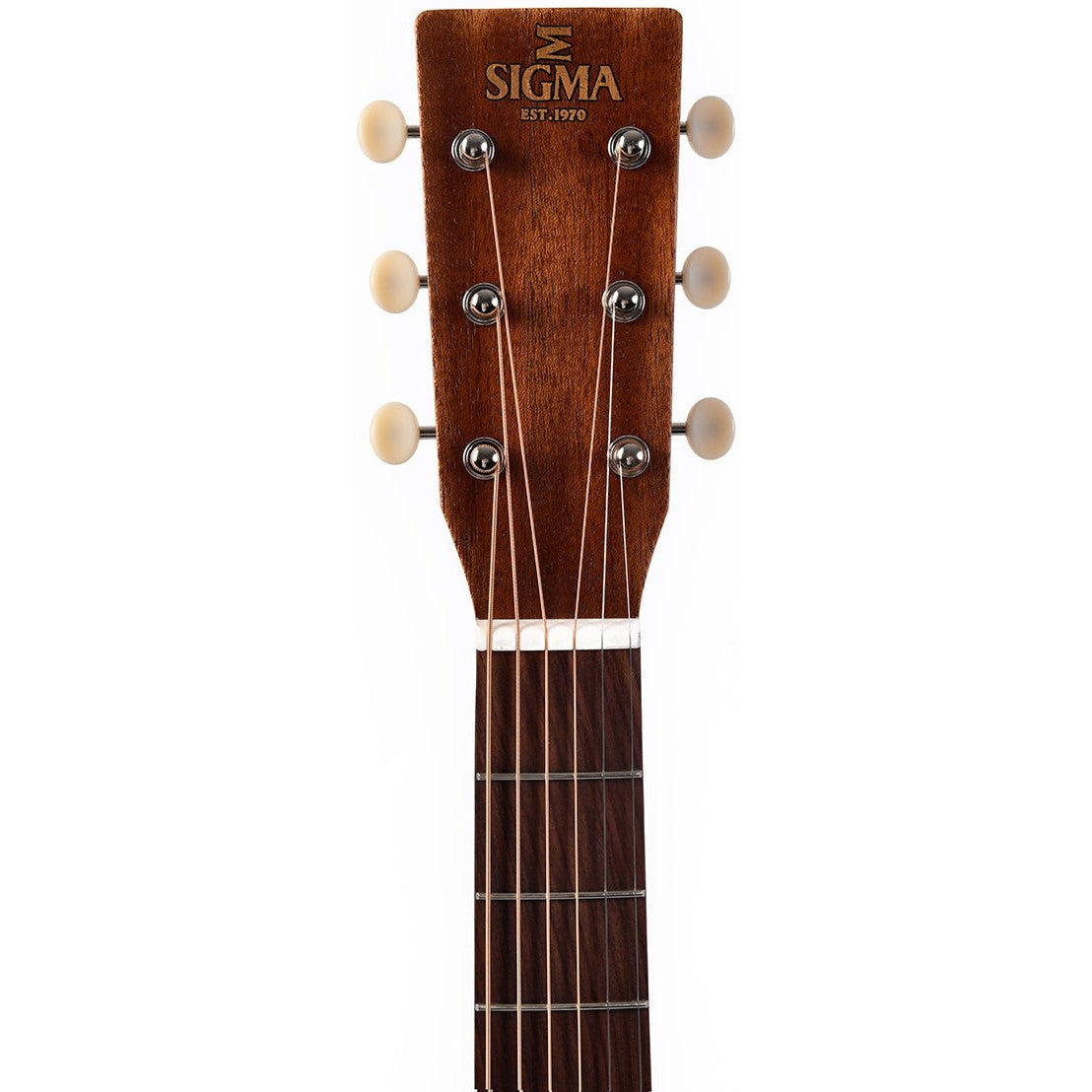 Sigma 000M-15E-AGED Acoustic Guitar Solid Mahogany Top - Aged - Satin