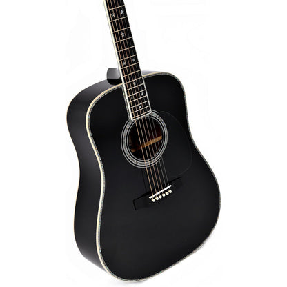 Sigma SDR-42 NASHVILLE Dreadnought Acoustic Guitar All Solid Sitka Spruce Top and Rosewood Back and Sides - Style 42 Black Gloss