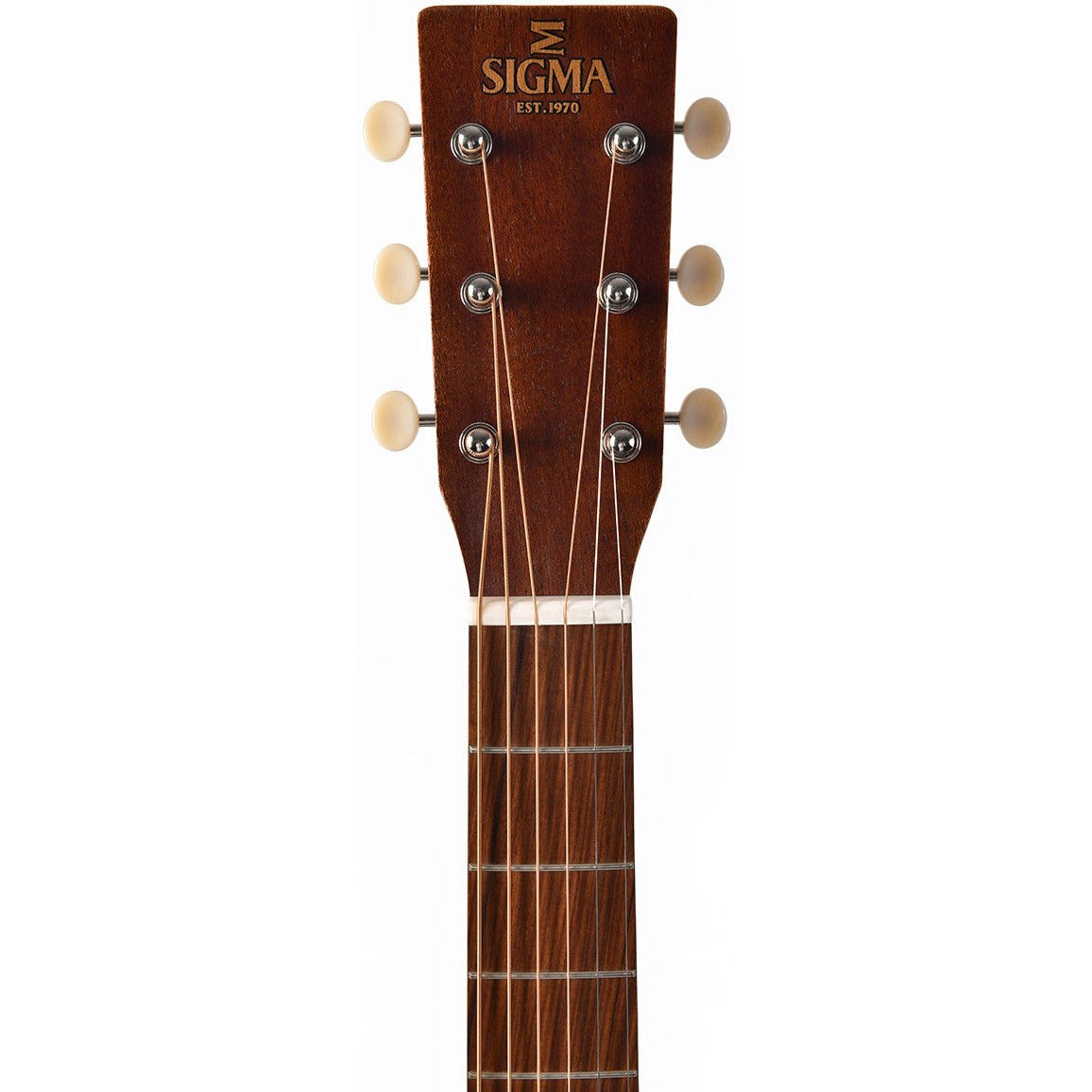 Sigma GMC-15E AGED Grand OM Acoustic Guitar Solid Mahogany Top - Cutaway - Aged - Satin