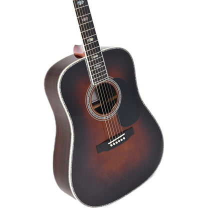 Sigma SDR-45-SB Dreadnought Acoustic Guitar All Solid Sitka Spruce Top and Rosewood Back and Sides - Style 45 Sunburst Gloss