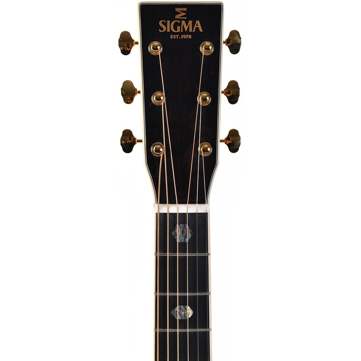 Sigma SDR-45-SB Dreadnought Acoustic Guitar All Solid Sitka Spruce Top and Rosewood Back and Sides - Style 45 Sunburst Gloss