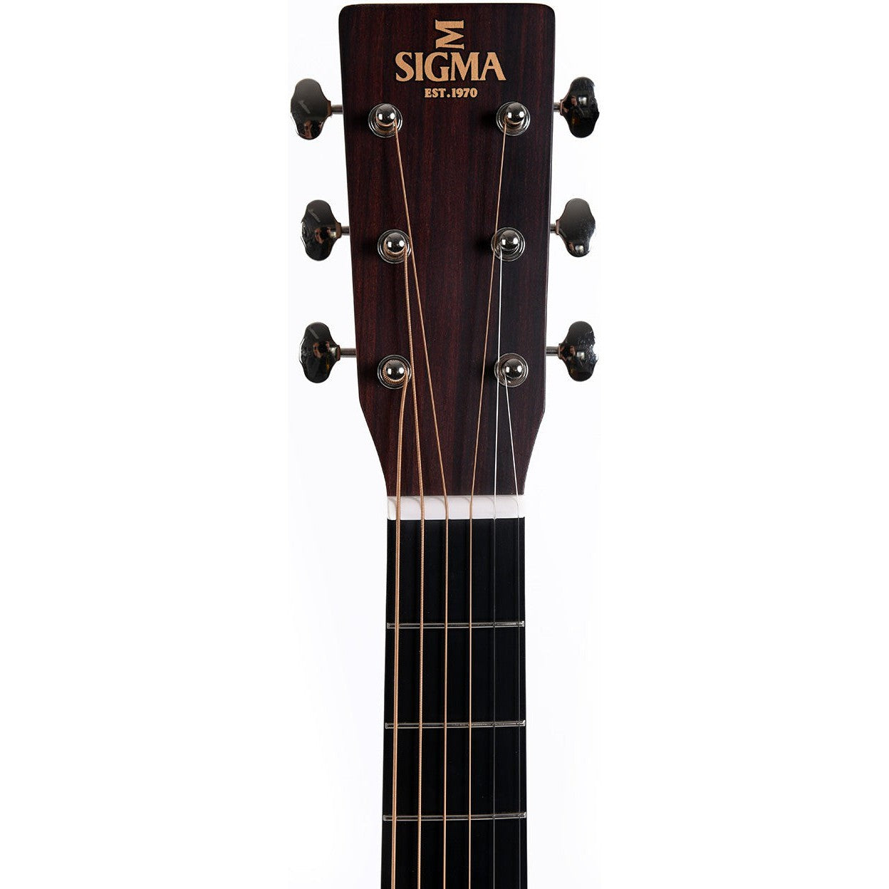 Sigma OMT-28H OM Acoustic Guitar Solid Spruce Top - Tilia Back and Sides - Herringbone - Gloss