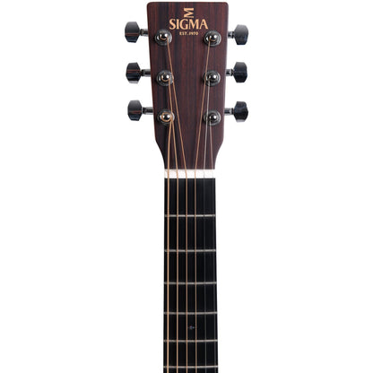 Sigma TM-12E Travel Acoustic Guitar Solid Sitka Spruce Top - Mahogany Back and Sides - Satin