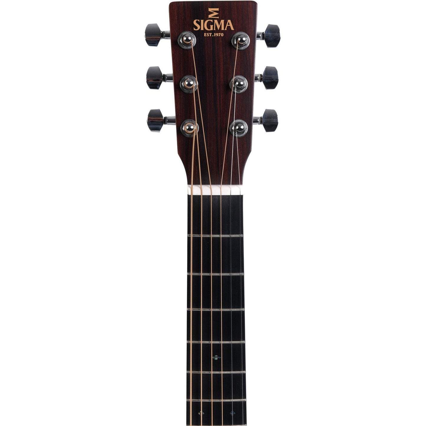 Sigma TM-15E Travel Acoustic Guitar Solid Mahogany Top - Mahogany Back and Sides - Satin